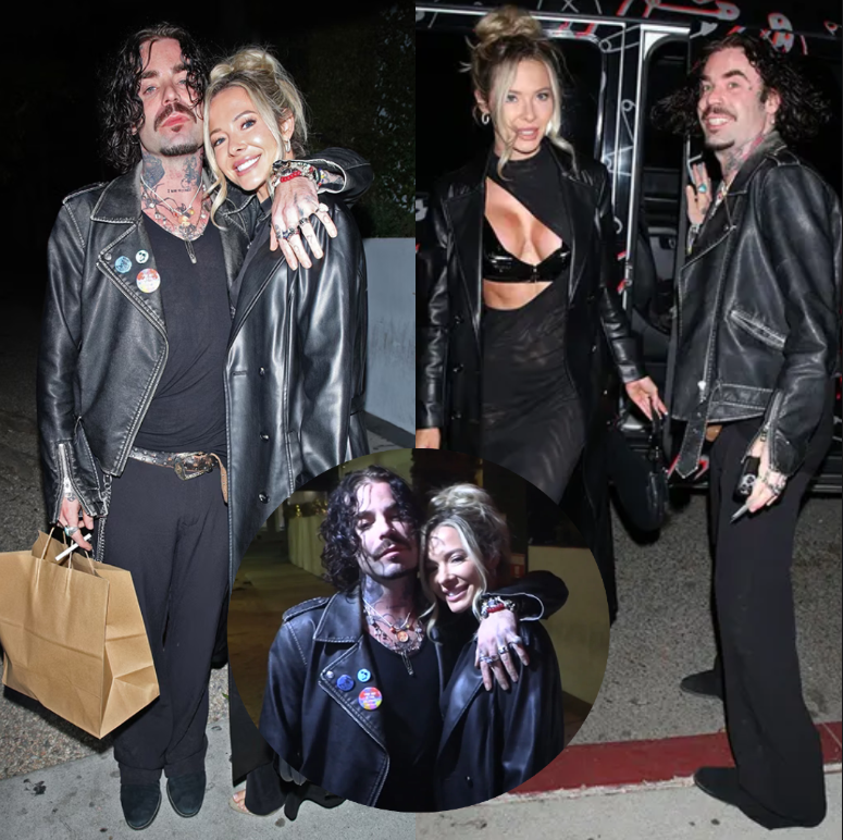 Love Is Blind’s Brittany Wisniewski and Mod Sun Rock Matching Leather Looks as They Step Out for L.A. Date Night